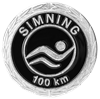Svart märke 100 km simning