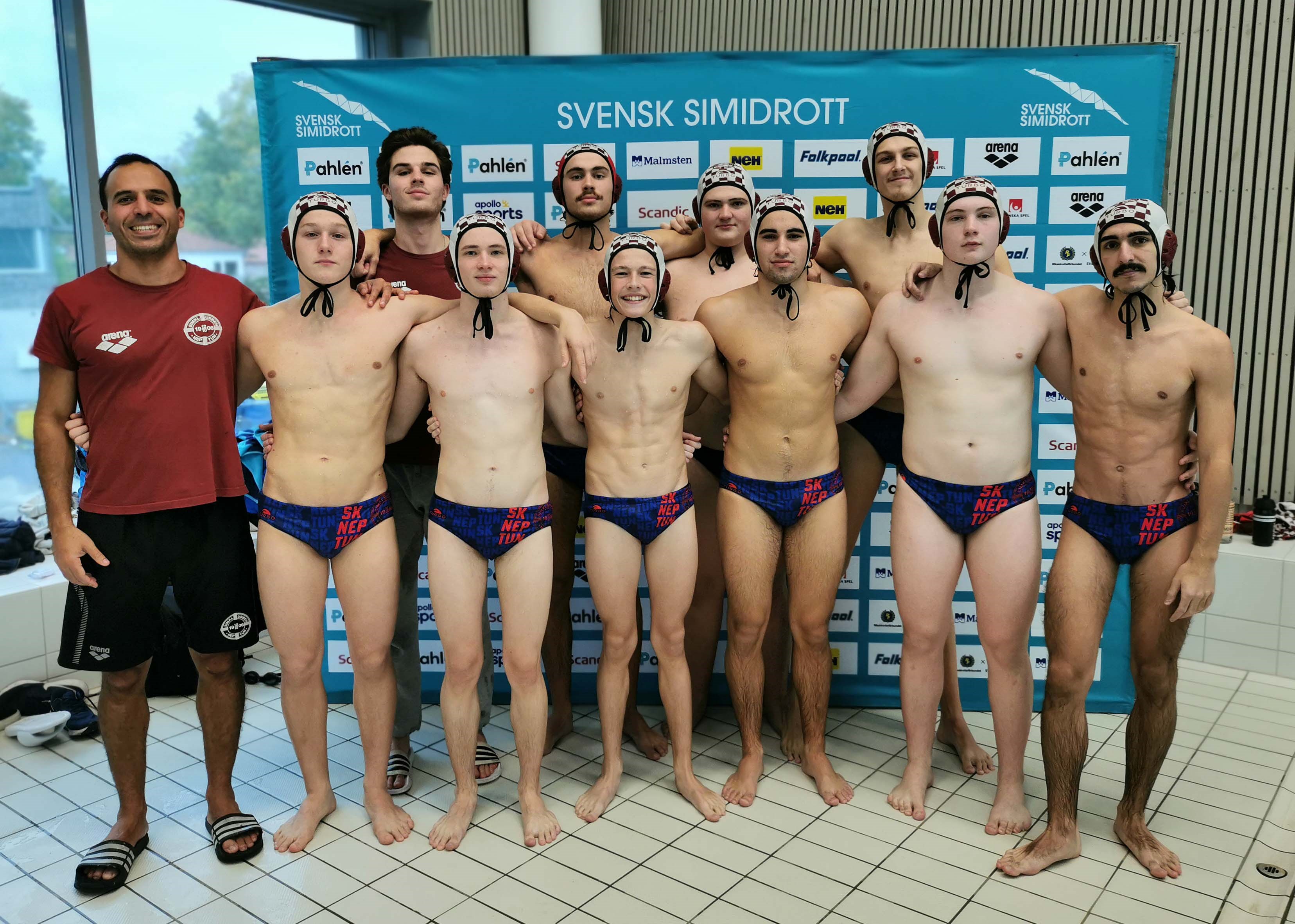 Neptun, bronsmedaljörer på U18-mästerskapen 2022.