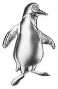 pingvin i silver